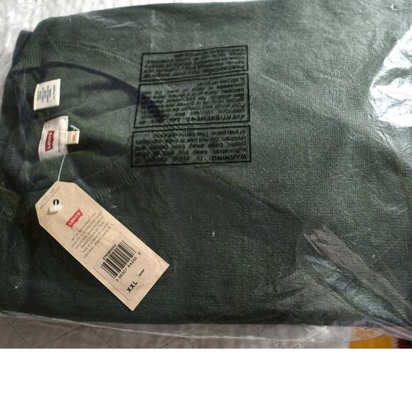 Levi's Classic V Neck  Men's Knit Sweater Size XXL 100% Cotton  NWT - Picture 5 of 15